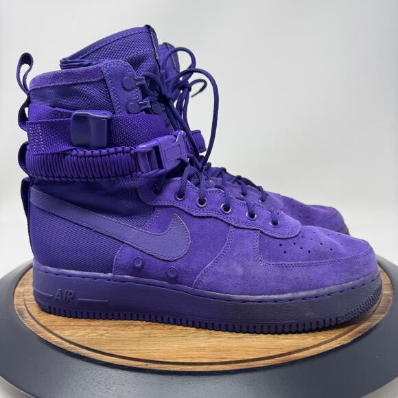 Nike SF Air Force 1 Court Purple 864024-500 Size 11.5 Excellent Condition